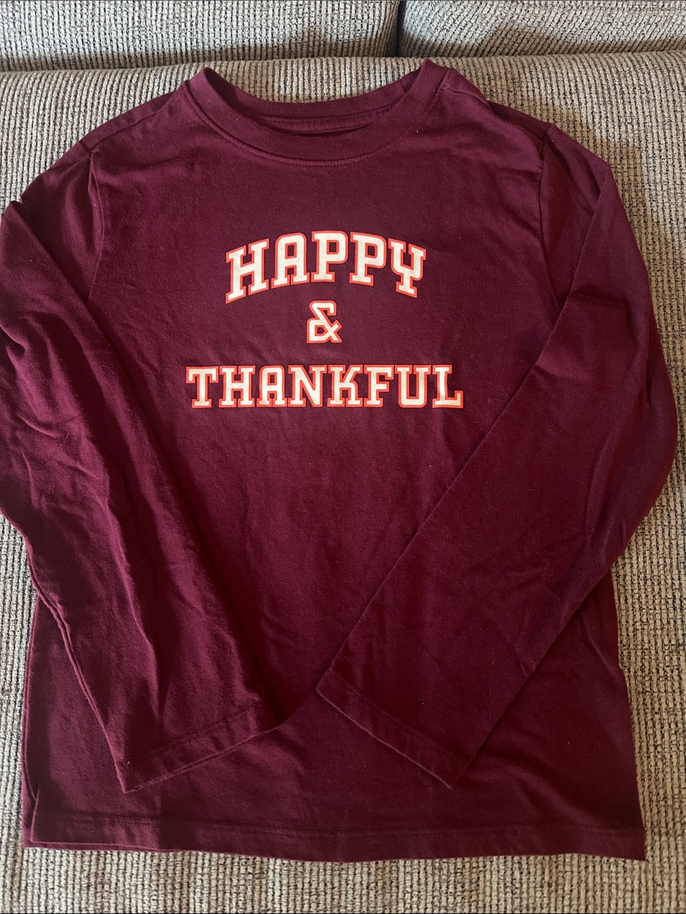 Cat and jack boys thanksgiving tshirt